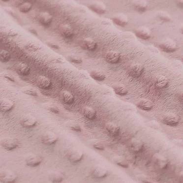 Minky Fleece Fabric Old Pink - (Minky Fleece Fabric)