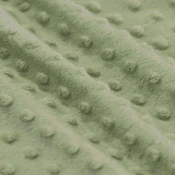 Tissu Minky Polaire Olive Tissu Minky Polaire Olive