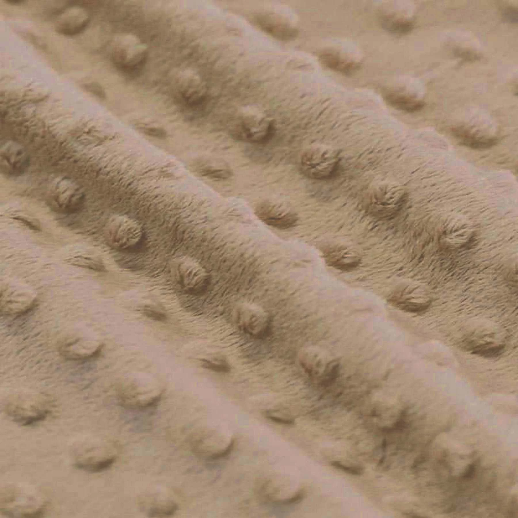 Minky Fleece Stof Cacao
