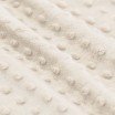 Minky Dotted Fleece Naturel Beige - (Minky Dotted Fleece)