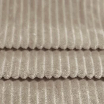 Minky Strepen Stof Donker Beige Minky Strepen Stof Donker Beige