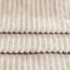 Tissu Minkee Rayures Beige Clair