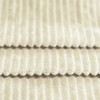 Tissu Minkee Rayures Beige Naturel