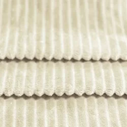 Minky Striber Fleece Naturel Beige Minky Striber Fleece Naturel Beige