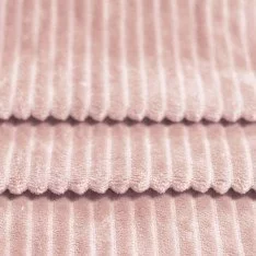 Minky Striber Fleece Nude Pink