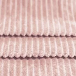 Minky Striber Fleece Nude Pink Minky Striber Fleece Nude Pink