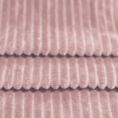 Minky Striber Fleece Gammel Pink