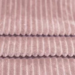 Minky Striber Fleece Gammel Pink Minky Striber Fleece Gammel Pink