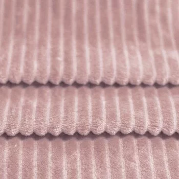 Minky Strepen Stof Oud Roze Minky Strepen Stof Oud Roze