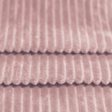 Polar Minky Paski Stary Różowy | Rijs Textiles Polar Minky Paski Stary Różowy Tkanina Polar Minky