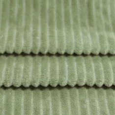 Minky Striber Fleece Oliven