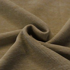 Ottoman Rib Jersey Fabric Chocolate Melange