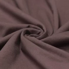 Cotton Jersey Fabric Ciemny Fiołkoworóżowy (FABRIC OUTLET)