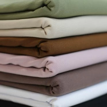 Cotton Jersey Fabric Biały (FABRIC OUTLET) | Rijs Textiles