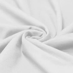 Tissu Coton Jersey Blanc (SORTIE DE TISSU)
