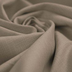 Stretch Linen Fabric Taupe