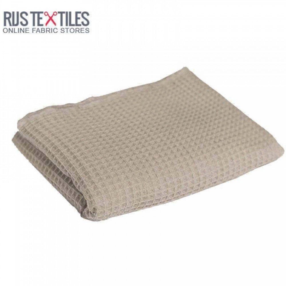 Waffle Pique Fabric Dark Beige Waffle Pique Fabric Dark Beige - (Waffle Pique Fabrics)