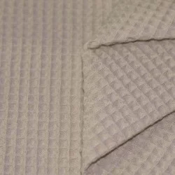 Tessuti Piquet Di Cotone Beige Scuro Tessuti Piquet Di Cotone Beige Scuro