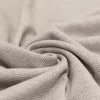 Waffle Knit Jersey Fabric Beige Melange
