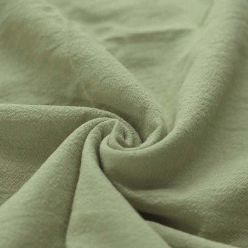 Washed Cotton Fabric Olive Washed Cotton Fabric Olive