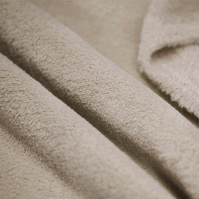 Tessuto Pile Wellness Beige Scuro - (Tessuti Pile)