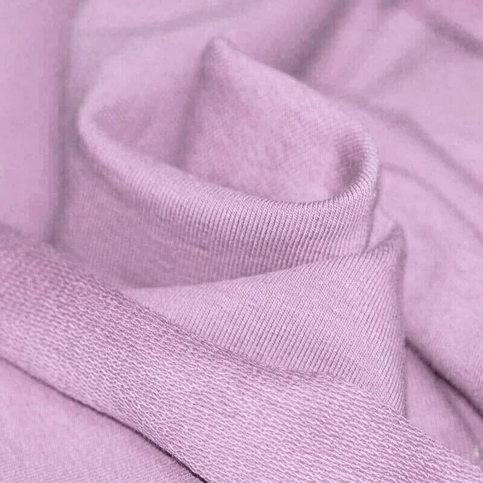 Sommersweat Stoff Pastell Flieder - (Sommersweat Stoff)