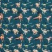French Terry Stof Digital Print - Dinos - (Sweat Stof Med Print)