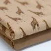 Tissu French Terry Imprimé Numérique - Girafes Tissu French Terry Imprimé Numérique - Girafes - (Tissu Sweat Imprimé )