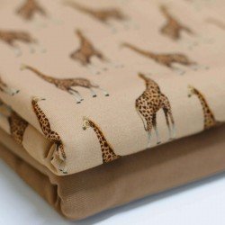 Tessuto French Terry Digitale - Giraffe