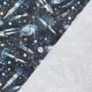 French Terry Digitale Print - Space - (Sweatshirt Stoffen Bedrukt)