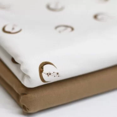 Bomuldjersey Digital Print - Måne Bomuldjersey Digital Print - Måne - (Bomuldjersey Digitaltryk)