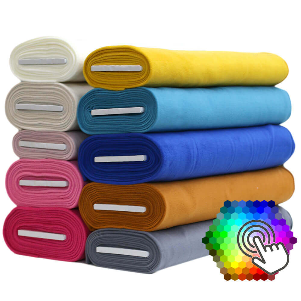 Fleece Fabric 10 Kolory 6 Metry Pakiet Fleece Fabric 10 Kolory 6 Metry Pakiet