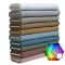 Mini Zopfmuster Jersey Stoff 10 Farben 6 Meter Paket  