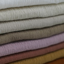Tessuto Mussola Doppia Garza Stretch 12 Colori 1 Metri Pacchetto 