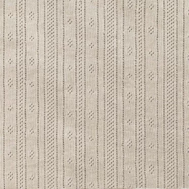 Pointelle Cotton Jersey Fabric (Stripes) Light Beige - (Jersey Fabrics)