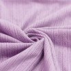 Dzianina Jersey Pointelle (Paski) Pastelowy Liliowy Tkaniny Dżersejowe