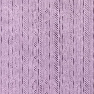Pointelle Cotton Jersey Fabric (Stripes) Pastel Lilac - (Jersey Fabrics)