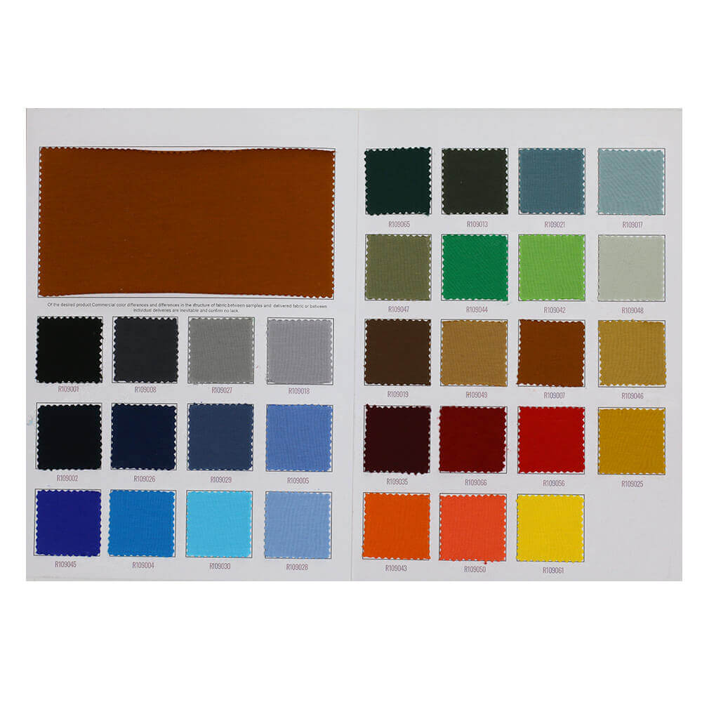 Katoenen Jersey Kleurenkaart