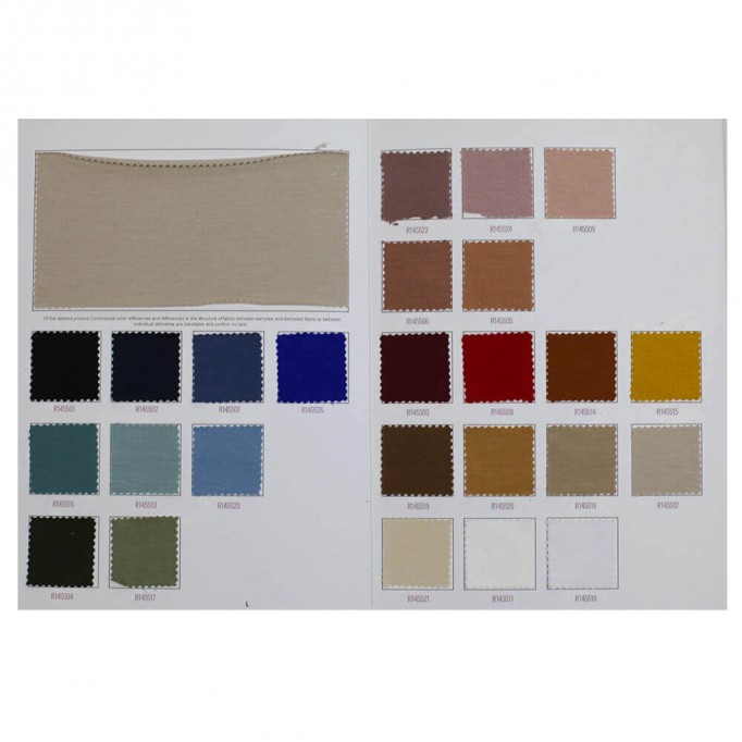 Bamboo Jersey Fabric Sample Card - (Jersey Fabrics)