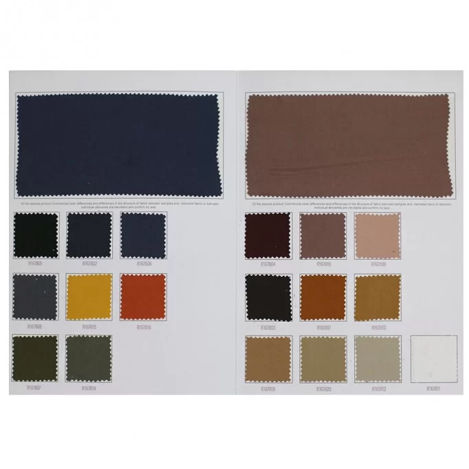 Tencel Twill Fabric Sample Card - (Tencel Twill Fabric)
