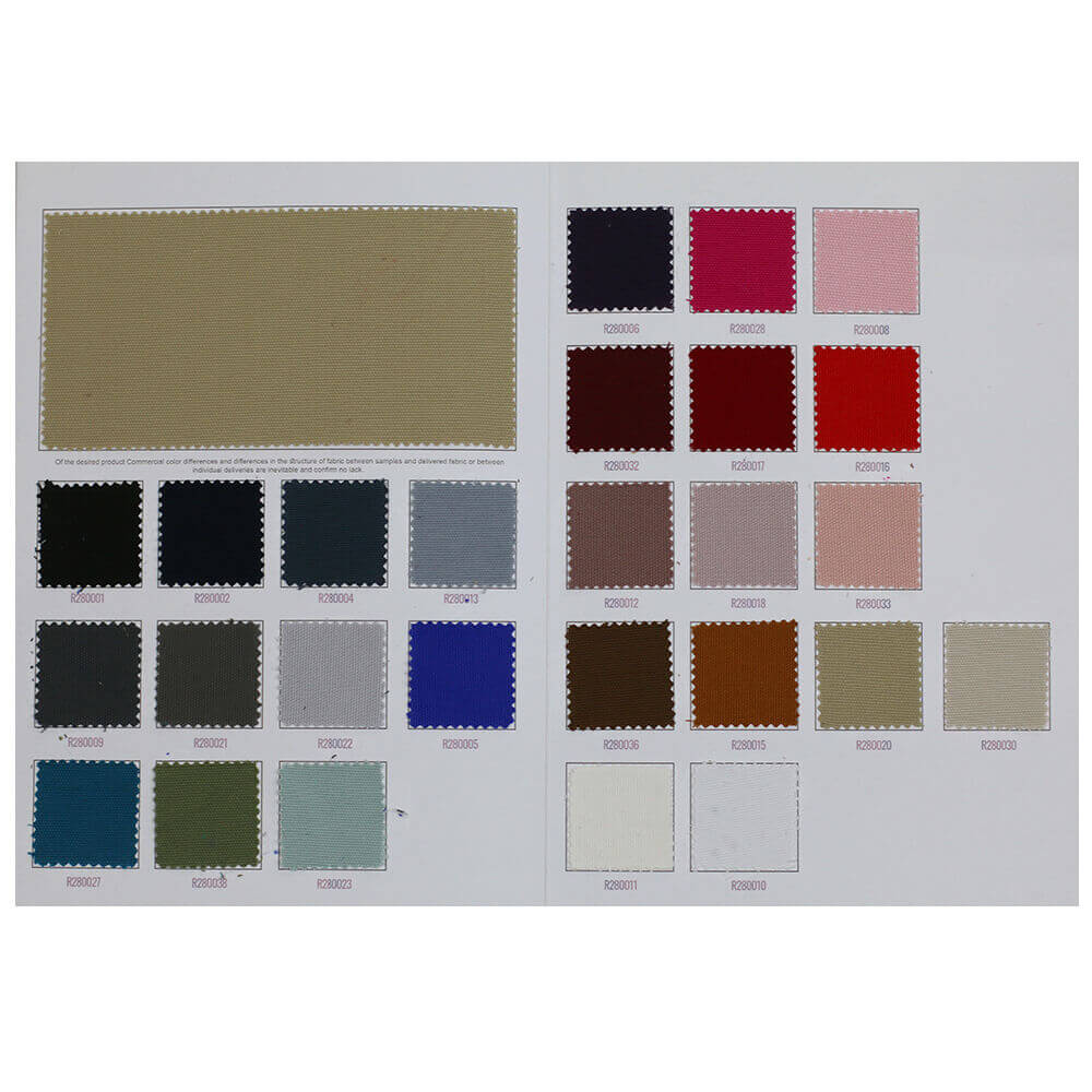 Canvas Fabric Sample Card - (Canvas Fabric Cotton )
