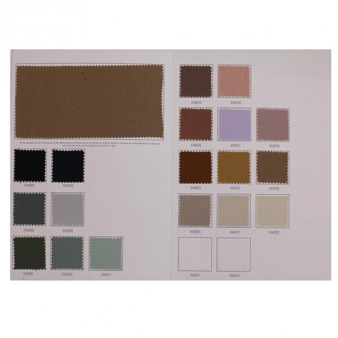 Tissu Coton Lavé Carte D'échantillon - (Tissus Deco)