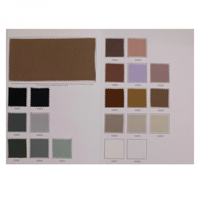 Vasket Bomuld Stof Prøvekort Vasket Bomuld Stof Prøvekort - (Dekorationsstoffer)