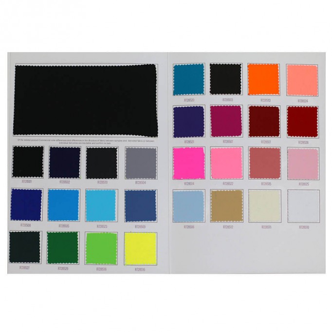 Lycra Stoff (Matt) Musterkarte - (Lycra Stoff Matt)