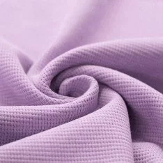 Vaffel Jersey Strikstof Pastel Lilla