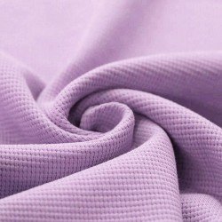 Waffle Knit Jersey Fabric Pastel Lilac