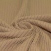 Tissu Maille Tricot à Grosses Cotes Cacao - (Tissus Jersey)