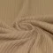 Wide Drop Needle Rib Fabric Cacao - (Jersey Fabrics)