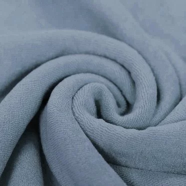 Tissu Jersey Éponge Jeans Clair - (Tissu Jersey Éponge)