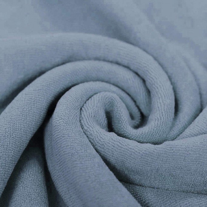 Tissu Jersey Éponge Jeans Clair - (Tissu Jersey Éponge)